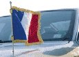 Hampe porte drapeau pour véhicule